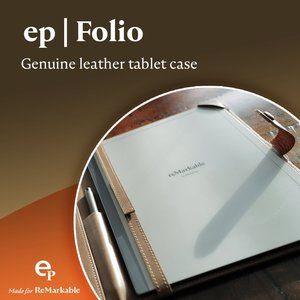 Leather reMarkable folio case